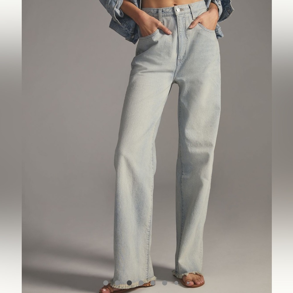 Pilcro The Joey High Rise Relaxed Jeans Mermes Wash